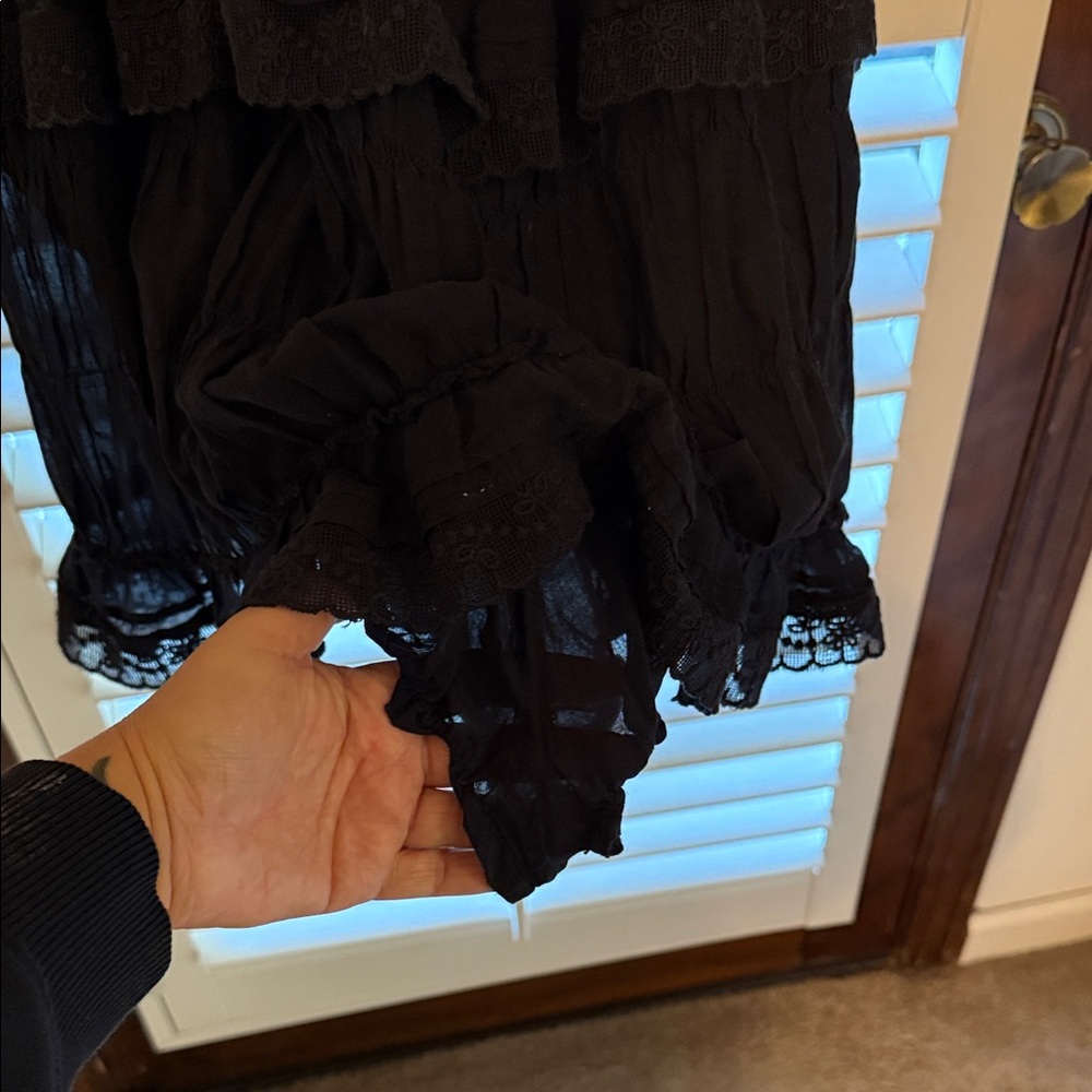 Tiered and True ruffle lace romper - Picture 3 of 5